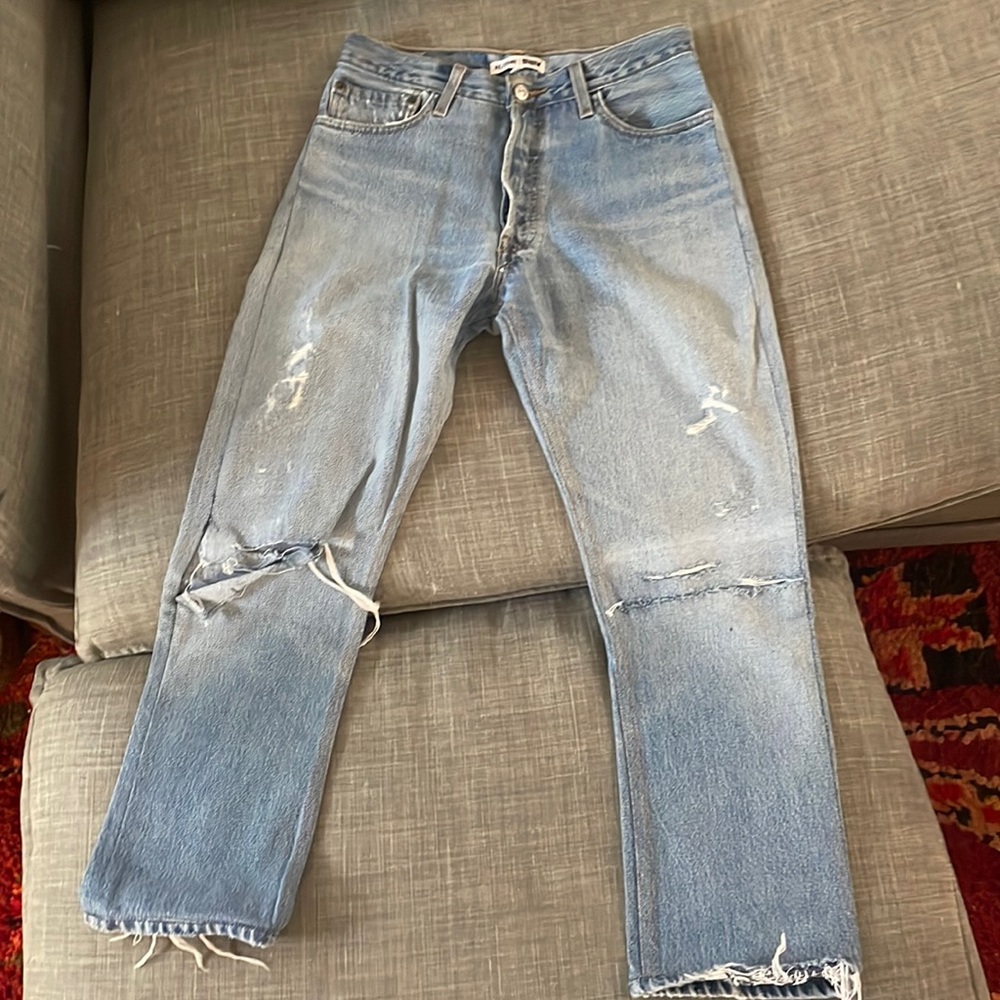 Re/done Levi’s high rise crop 26